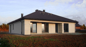 Vienstāvu māja ar panorāmas logiem